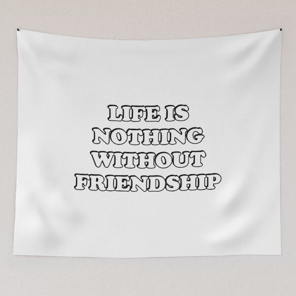 Item preview, Life is nothing without friendship - Cicero quotes on friendship  designed and sold by Inspirationmotivation.