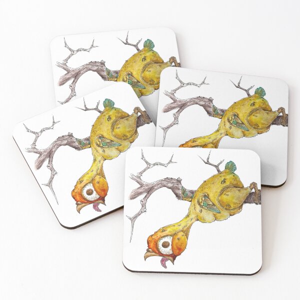 Item preview, Anti Chibi Ugly Peach Faced Lovebird Parrot  designed and sold by Goober Art.