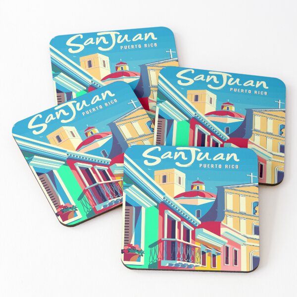 Item preview, San Juan Puerto Rico Holiday Retro designed and sold by Catalina2202.