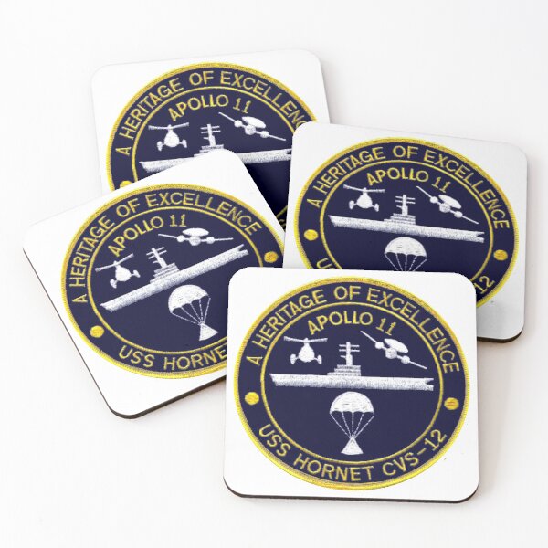 Item preview, USS Hornet CVS-12 "Official" Apollo 11 Recovery Crest designed and sold by Nikki SpaceStuffPlus.