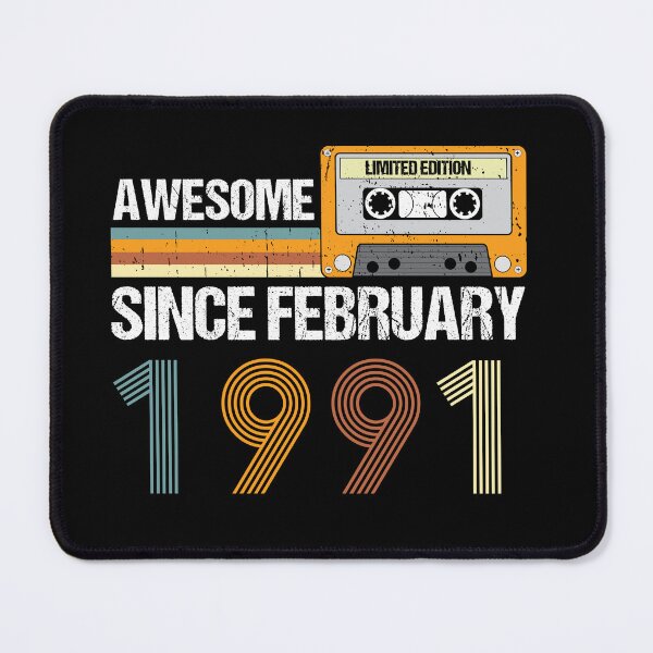 Item preview, Awesome Since February 1991 | 32th Birthday Gifts | 32 Years Old Gifts designed and sold by AMINE ★★★★★.