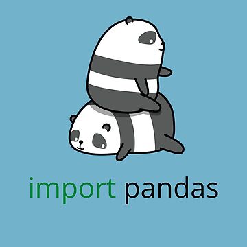 Artwork thumbnail, import pandas python joke design  by t1n3333