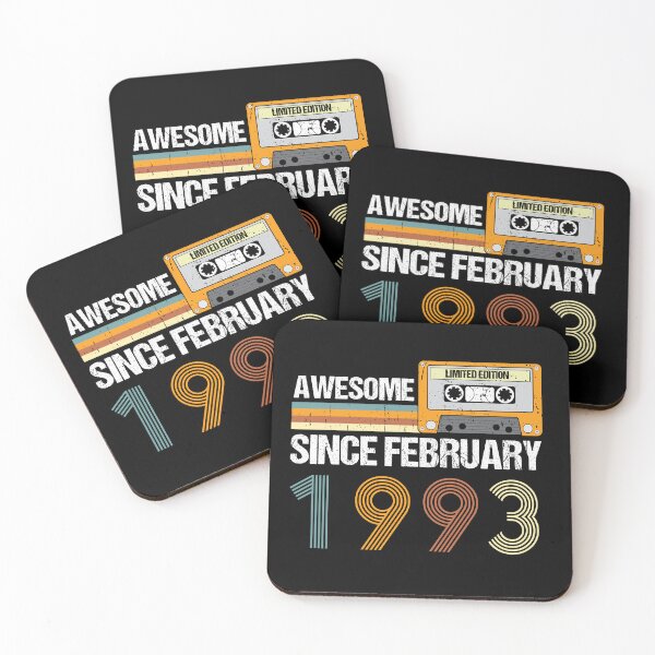 Item preview, Awesome Since February 1993 | 30th Birthday Gifts | 30 Years Old Gifts designed and sold by AMINE  ★★★★★.
