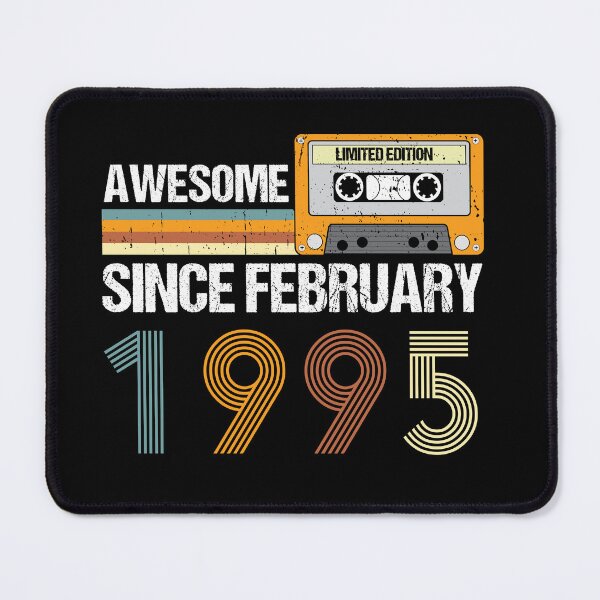 Item preview, Awesome Since February 1995 | 28th Birthday Gifts | 28 Years Old Gifts designed and sold by AMINE ★★★★★.