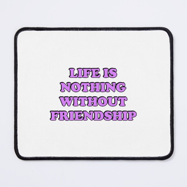 Item preview, Cicero quote on friends - Life is nothing without friendship designed and sold by Inspirationmotivation.
