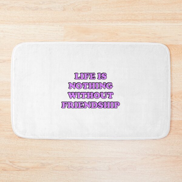 Item preview, Cicero quote on friends  - Life is nothing without friendship  designed and sold by Inspirationmotivation.
