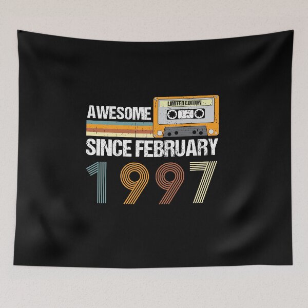 Item preview, Awesome Since February 1997 | 26th Birthday Gifts | 26 Years Old Gifts designed and sold by AMINE  ★★★★★.
