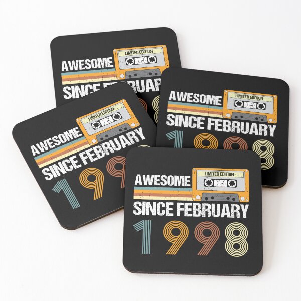 Item preview, Awesome Since February 1998 | 25th Birthday Gifts | 25 Years Old Gifts designed and sold by AMINE  ★★★★★.
