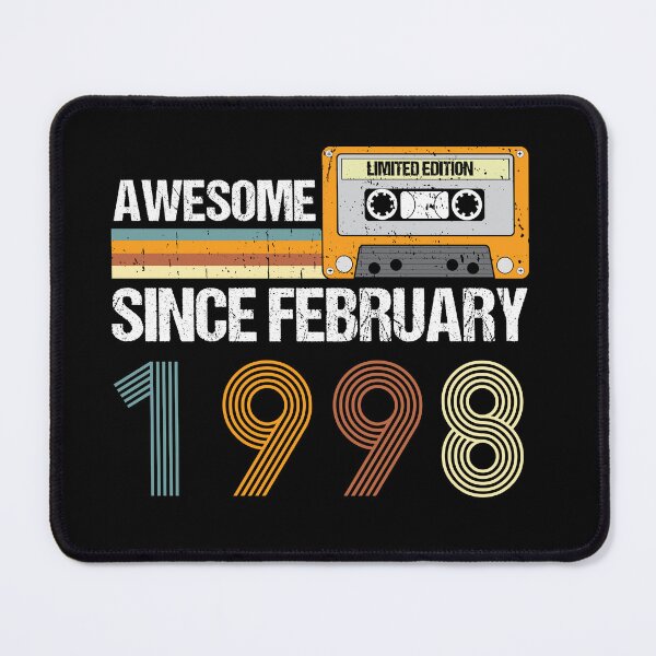 Item preview, Awesome Since February 1998 | 25th Birthday Gifts | 25 Years Old Gifts designed and sold by AMINE ★★★★★.