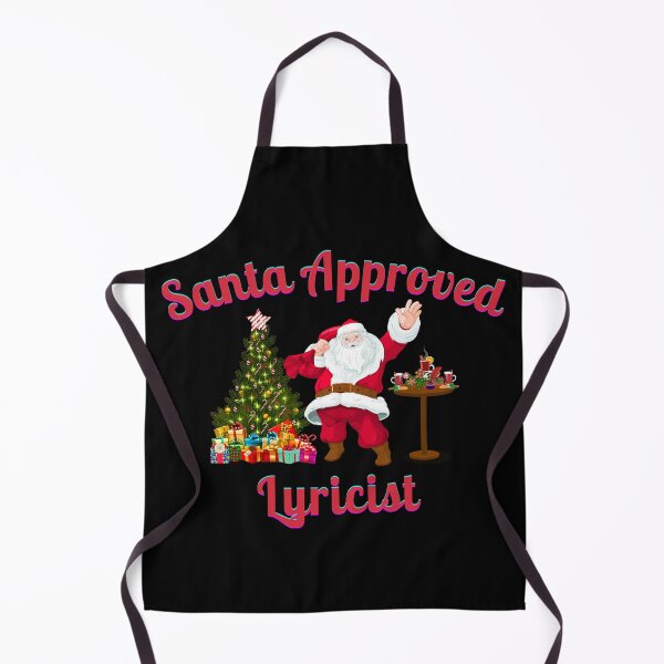 Item preview, Santa Approved Lyricist- Black Background designed and sold by TheKnightWriter.