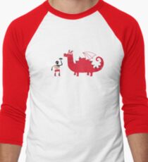 Dragon BBQ Men's Baseball ¾ T-Shirt