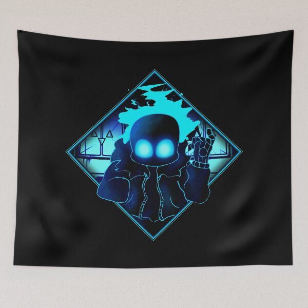 Item preview, FNF UNDERTALE INDIE CROSS NIGHTMARE Sans remaster art designed and sold by Ruvolchik.