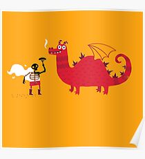 Dragon BBQ Poster