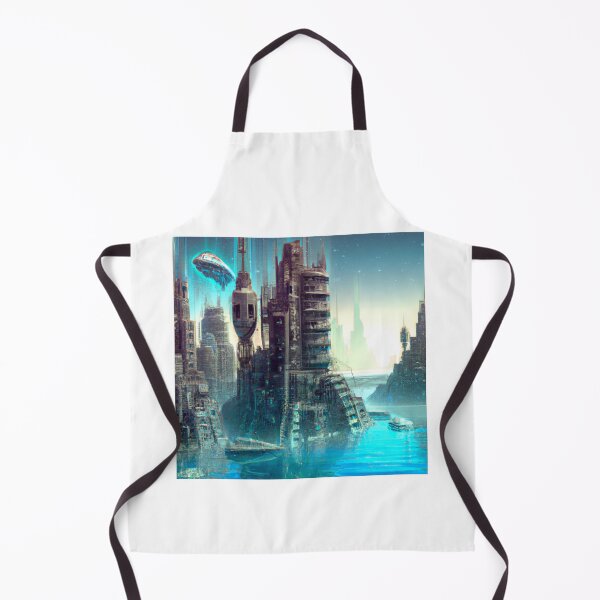 Item preview, Futuristic city Lunar Chronicles designed and sold by addict2reading.
