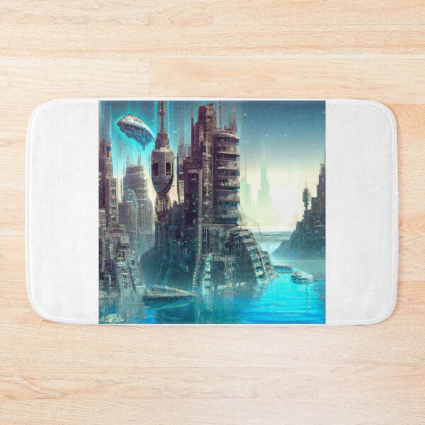 Item preview, Futuristic city Lunar Chronicles designed and sold by addict2reading.