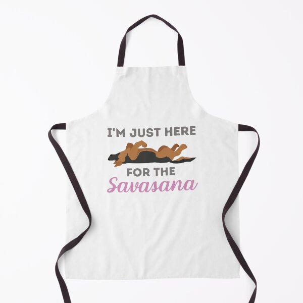 Item preview, Im Just Here for Savasana Dog designed and sold by Pixelish.