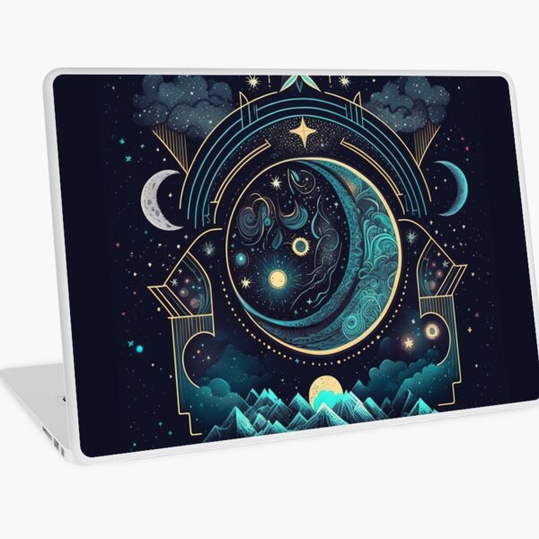 Item preview, Celestial Moon print will add a touch of whimsy and charm to your home or office designed and sold by ToucanKrafts.