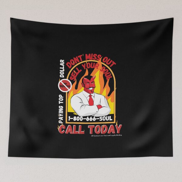 Item preview, Don't Miss Out, Sell Your Soul!  designed and sold by Novelty-Shirts.