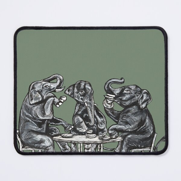 Item preview, Elephants Tea Party  designed and sold by RiceDrawings.