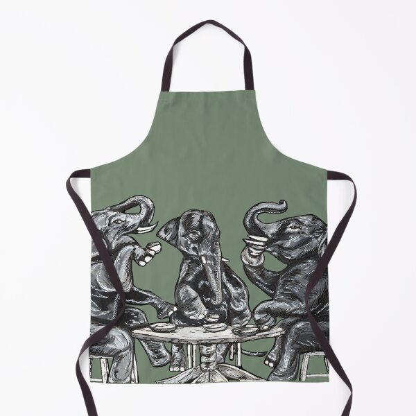Item preview, Elephants Tea Party designed and sold by RiceDrawings.