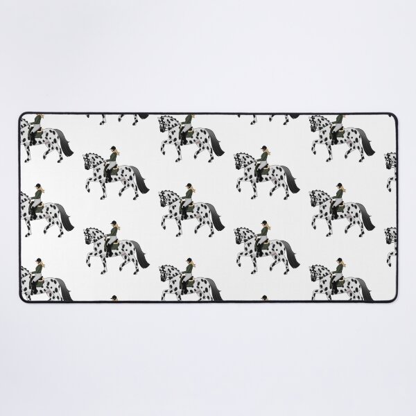 Item preview, Dressage knabstrupper with rider designed and sold by Art By Drina.