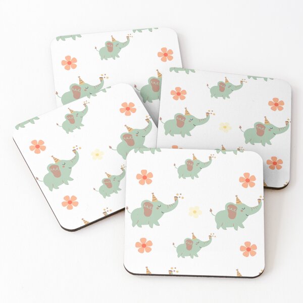 Item preview, elephant cute aesthetic print designed and sold by shivanigautam.