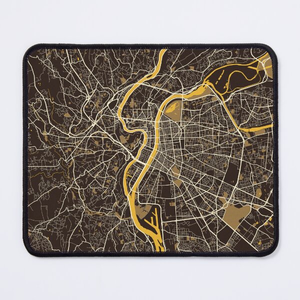 Item preview, Lyon City Map of France - Pastel designed and sold by deMAP.