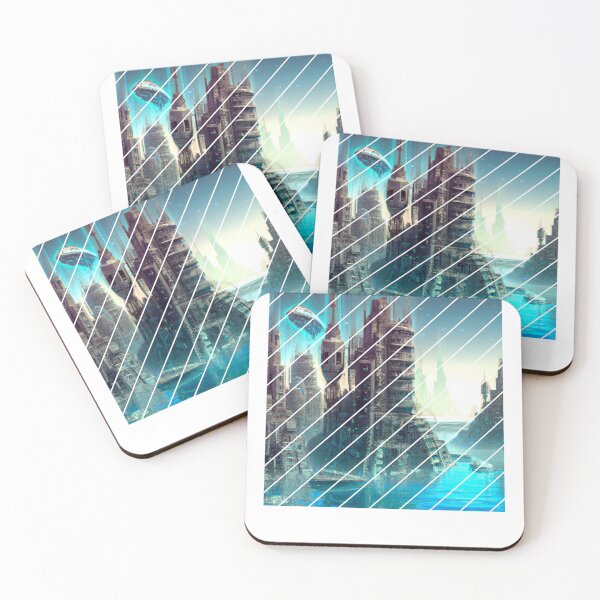 Item preview, Futuristic city Lunar Chronicles designed and sold by addict2reading.