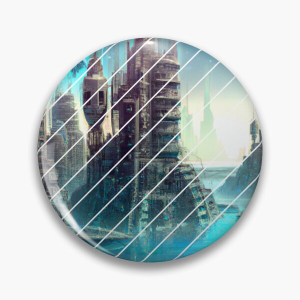 Item preview, Futuristic city Lunar Chronicles designed and sold by addict2reading.