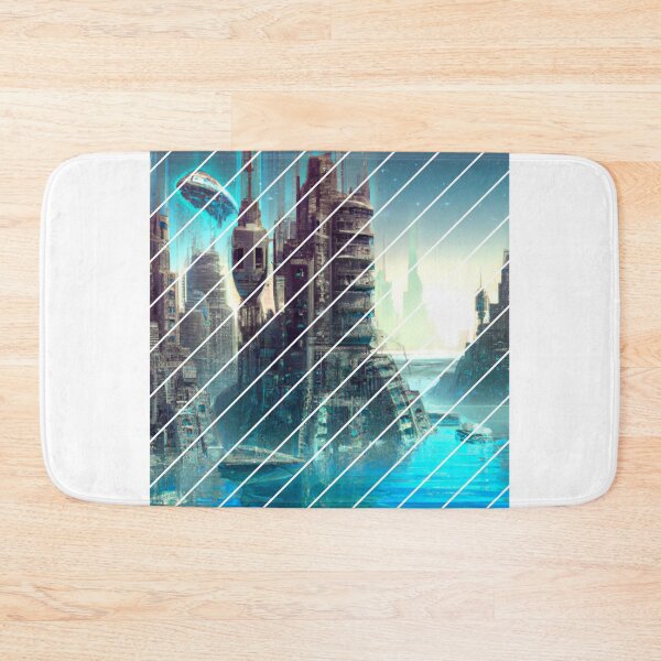 Item preview, Futuristic city Lunar Chronicles designed and sold by addict2reading.