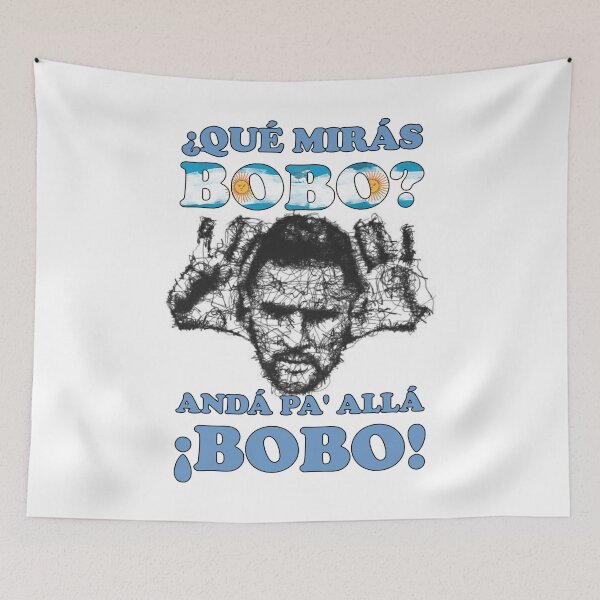 Item preview, qué mirás bobo, andá pa' allá funny speech designed and sold by NeboulaHamra.