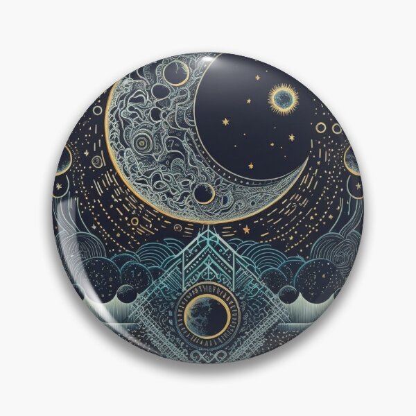 Item preview, Celestial Moon print will add a touch of whimsy and charm to your home or office designed and sold by ToucanKrafts.