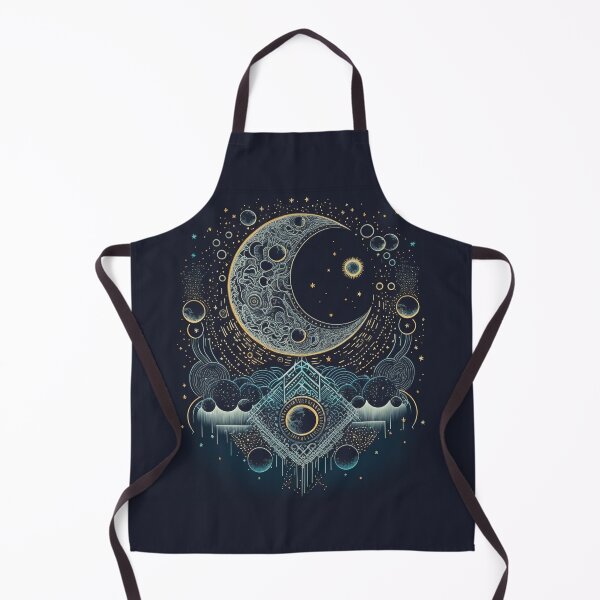 Item preview, Celestial Moon print will add a touch of whimsy and charm to your home or office designed and sold by ToucanKrafts.