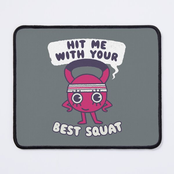 Item preview, Best Squat Fitness - Humorous Cartoon Gym Funny Workout Graphic designed and sold by WeirdPunderful.