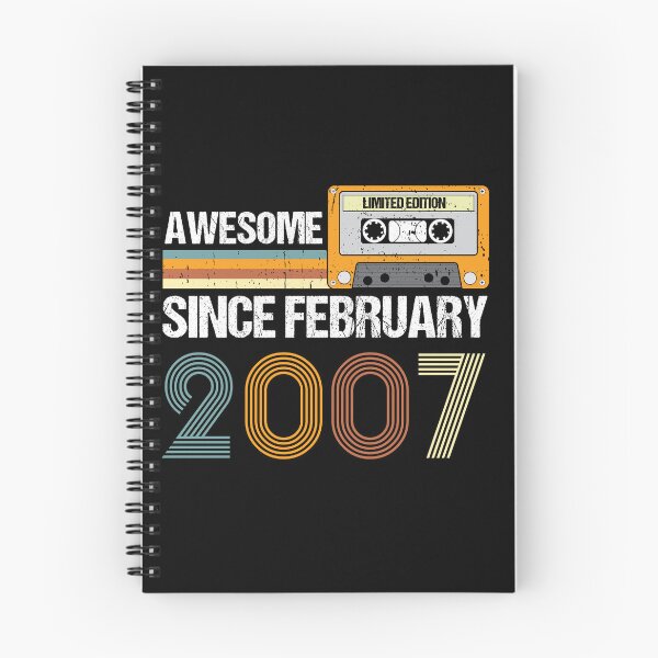 Item preview, Awesome Since February 2007 | 16th Birthday Gifts | 16 Years Old Gifts designed and sold by AMINE  ★★★★★.