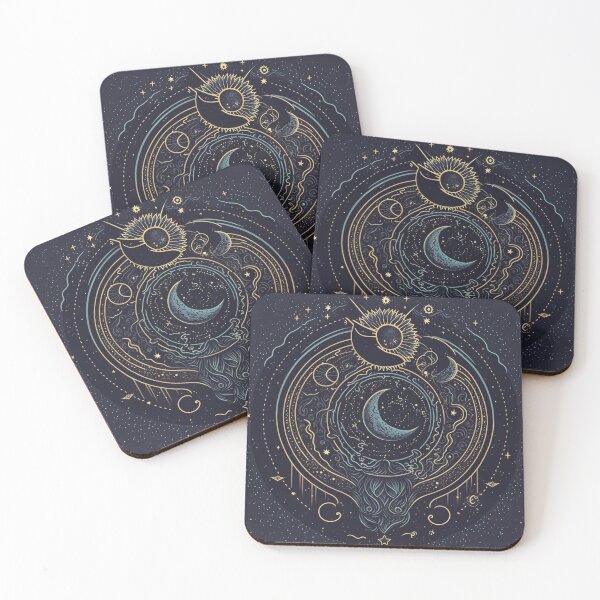 Item preview, Celestial Moon print will add a touch of whimsy and charm to your home or office. designed and sold by ToucanKrafts.