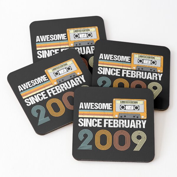 Item preview, Awesome Since February 2009 | 14th Birthday Gifts | 14 Years Old Gifts designed and sold by AMINE  ★★★★★.