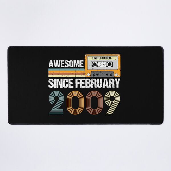Item preview, Awesome Since February 2009 | 14th Birthday Gifts | 14 Years Old Gifts designed and sold by AMINE  ★★★★★.