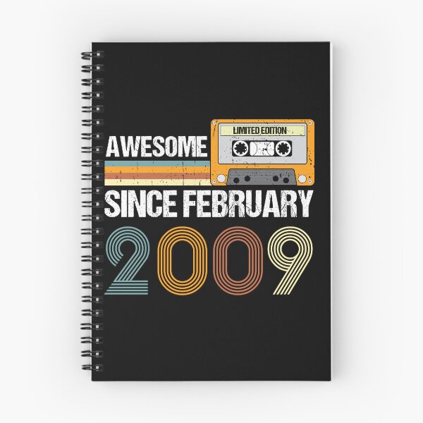 Item preview, Awesome Since February 2009 | 14th Birthday Gifts | 14 Years Old Gifts designed and sold by AMINE  ★★★★★.