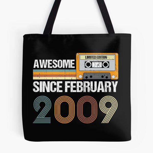 Item preview, Awesome Since February 2009 | 14th Birthday Gifts | 14 Years Old Gifts designed and sold by AMINE  ★★★★★.
