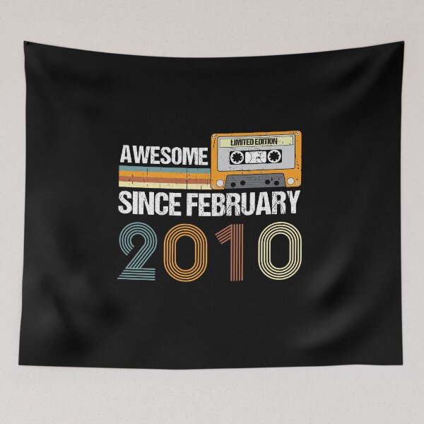 Item preview, Awesome Since February 2010 | 13th Birthday Gifts | 13 Years Old Gifts designed and sold by AMINE  ★★★★★.