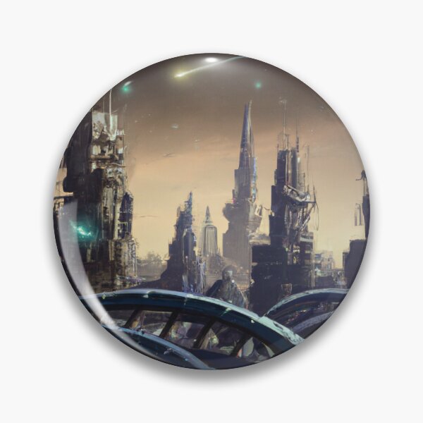 Item preview, Futuristic city Lunar Chronicles designed and sold by addict2reading.