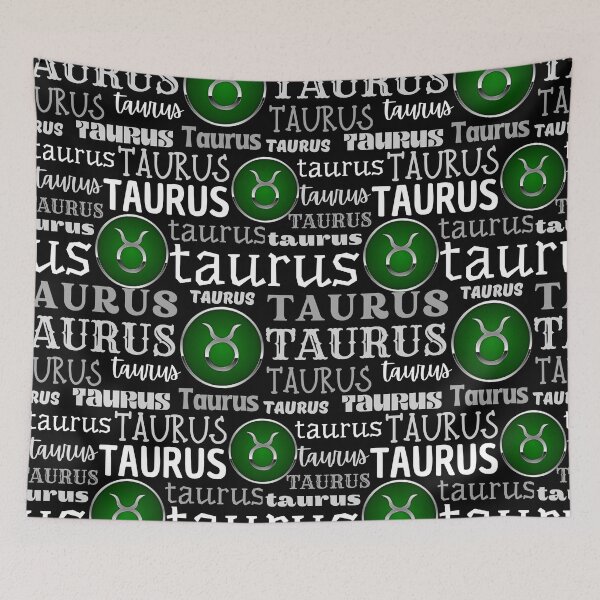Item preview, Taurus Zodiac Sign All Over Pattern designed and sold by Hellofriendco.