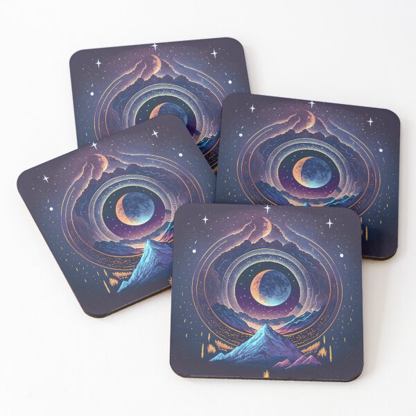 Item preview, Celestial Moon print will add a touch of whimsy and charm to your home or office. designed and sold by ToucanKrafts.