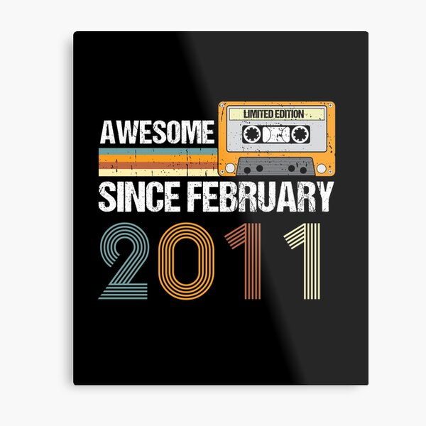 Item preview, Awesome Since February 2011 | 12th Birthday Gifts | 12 Years Old Gifts designed and sold by AMINE  ★★★★★.