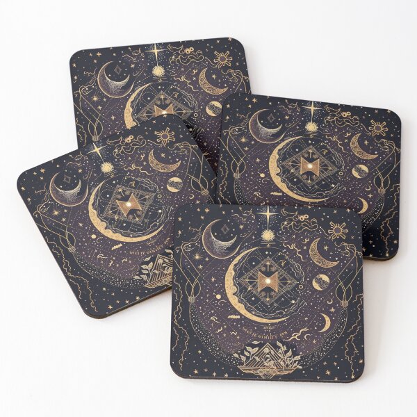 Item preview, Celestial Moon print will add a touch of whimsy and charm to your home or office. designed and sold by ToucanKrafts.