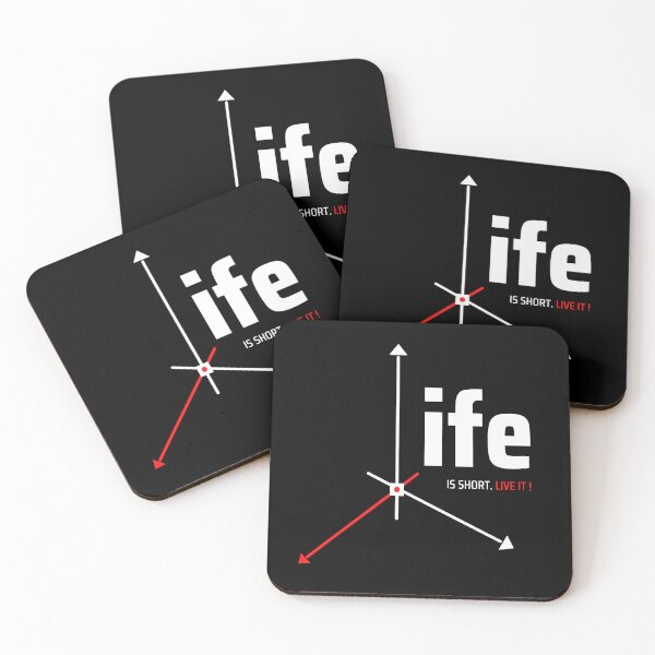 Item preview, Life is Short. Live It! designed and sold by Opine.