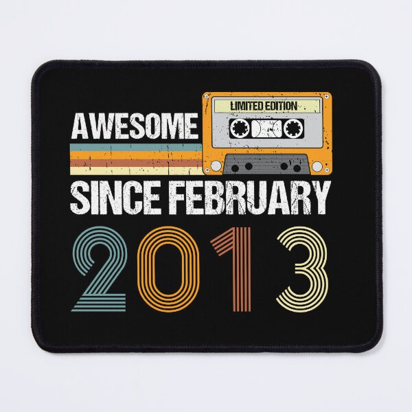 Item preview, Awesome Since February 2013 | 10th Birthday Gifts | 10 Years Old Gifts designed and sold by AMINE  ★★★★★.