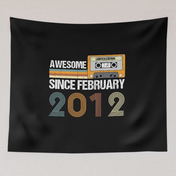Item preview, Awesome Since February 2012 | 11th Birthday Gifts | 11 Years Old Gifts designed and sold by AMINE  ★★★★★.
