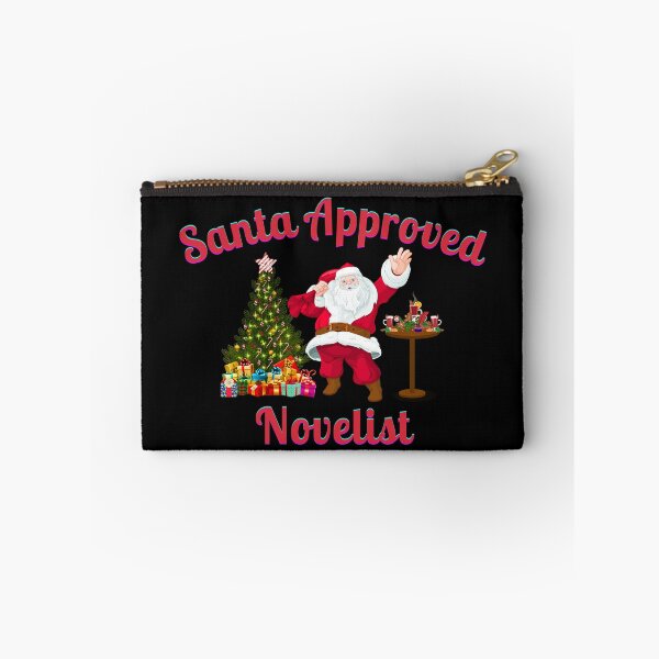Item preview, Santa Approved Novelist- Black Background designed and sold by TheKnightWriter.